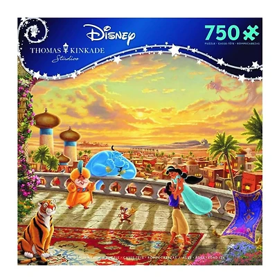 Ceaco Thomas Kinkade Disney Puzzle 750 pièces Jasmine Desert - Édition anglaise