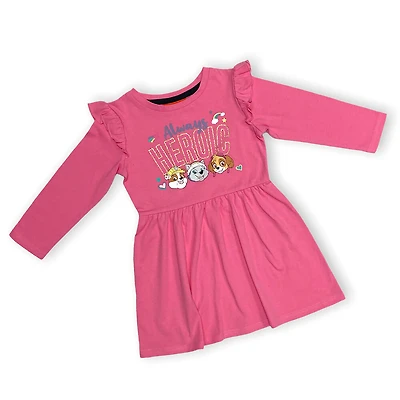 Paw Patrol - Long Sleeve Dress - Light Pink