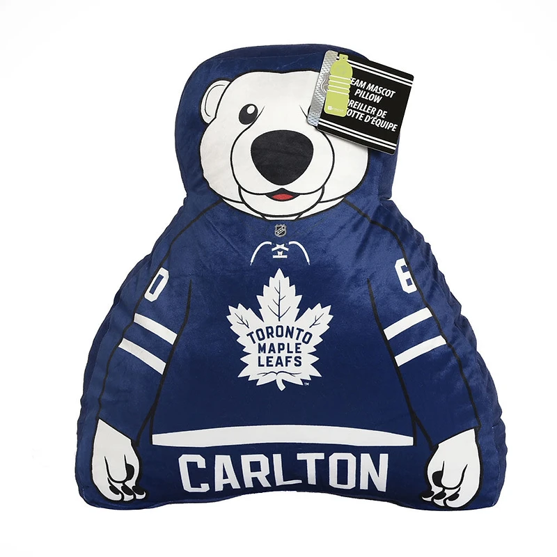Oreiller Mascotte de la LNH des Toronto Maple Leafs