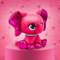 P.Lushes Designer Fashion Pets, Bella L'Phante, éléphante en peluche, édition spéciale, turquoise/or, 15,2 cm