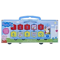 Peppa Pig Le bus des chiffres, jouet d'apprentissage des chiffres 1 à 10, pour enfants