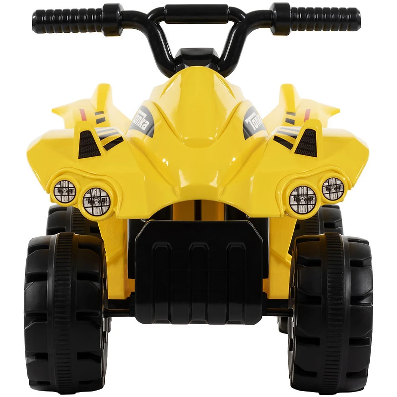 Tonka 6 volts Quad, jouet porteur électrique, pour enfants, par Huffy, jaune
