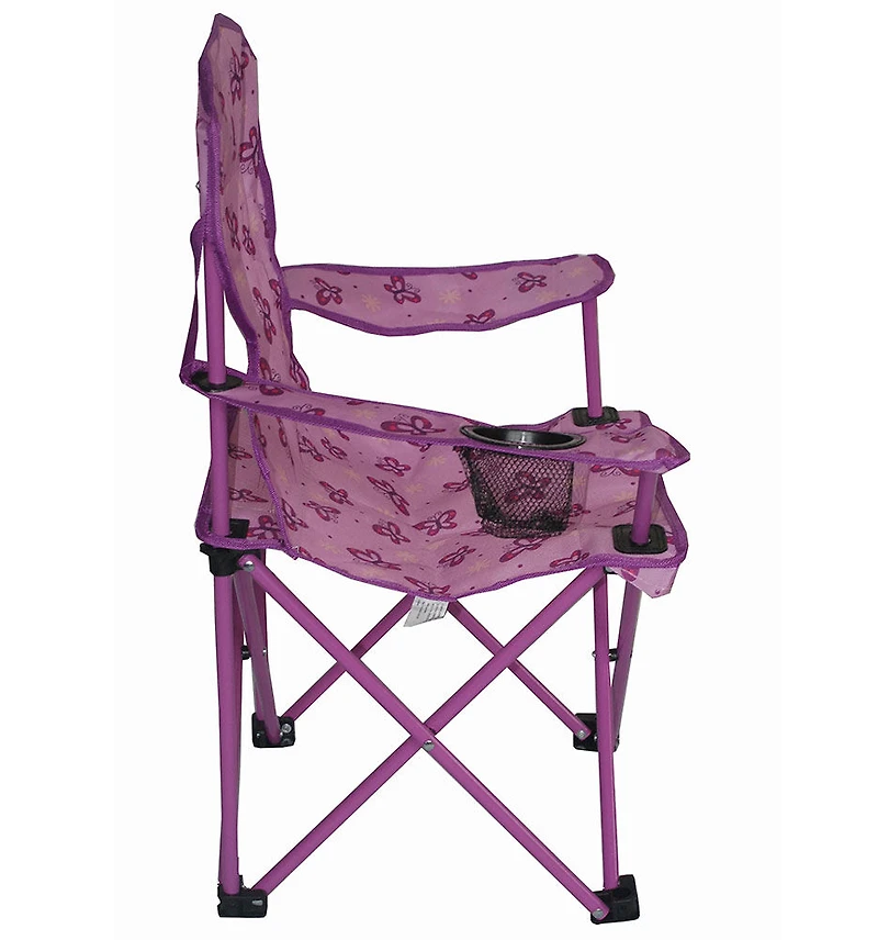 Sizzlin' Cool - Chaise en tissu imprimé junior - papillons mauves