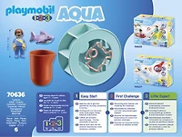 Playmobil - Roue aquatique avec bébé requin
