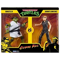 Teenage Mutant Ninja Turtles v. Cobra Kai: Donatello v. Johnny Lawrence - 6" Figurine (Pack de 2) - Édition anglaise