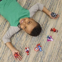 Marvel Spidey et ses Amis Extraordinaires Ensemble contre Rhino, pack de figurines Spider-Man - Notre exclusivité