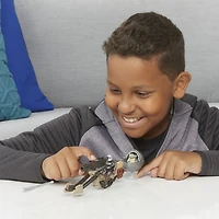 Star Wars Mission Fleet Expedition Class The Mandalorian The Child Battle for the Bounty, figurine de 6 cm et véhicule