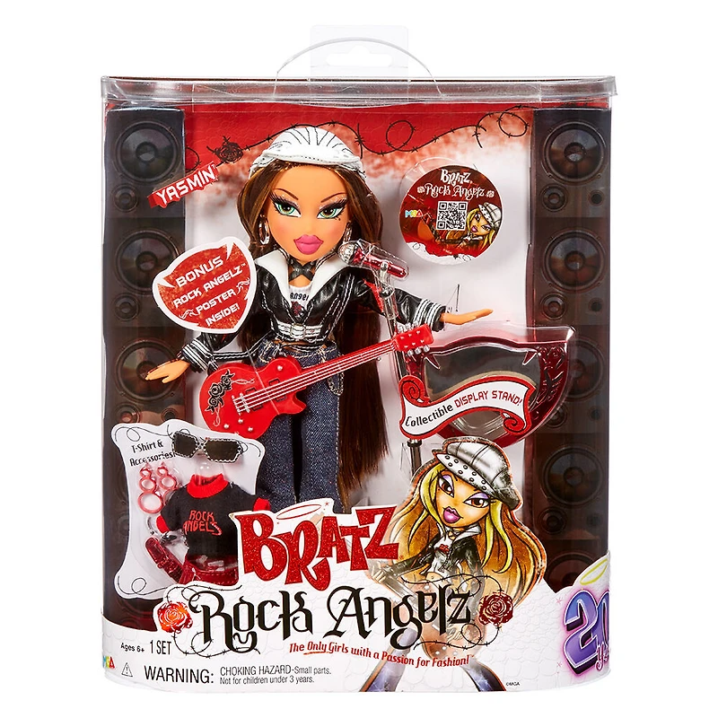 Poupée-mannequin BratzMD Rock Angelz de série spéciale de 20 ans YasminMC