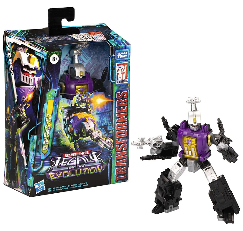 Transformers Legacy Evolution Deluxe Class Insecticon Bombshell 5.5 Inch Action Figure