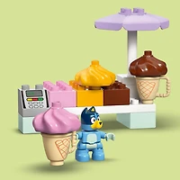 LEGO DUPLO Bluey Ice Cream Trip with Bluey Toddler Toy - Sensory Toy For Kids Ages 2+ - 10458