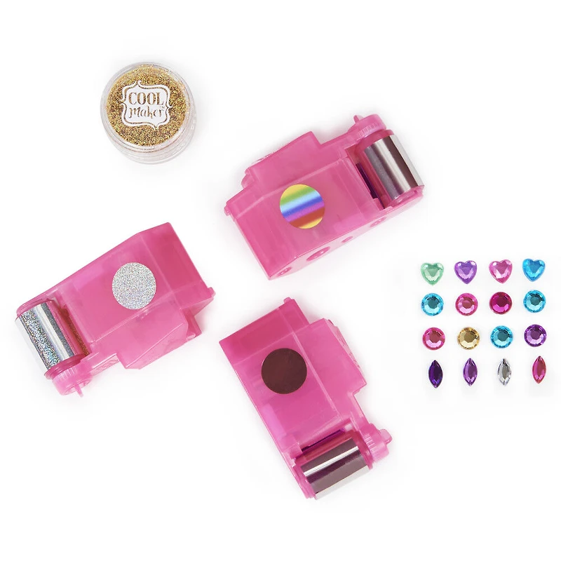 Cool Maker, GO GLAM Refill Pack with 2 Design Pods and Nail Polish for Use with U-nique Nail Stamper Salon