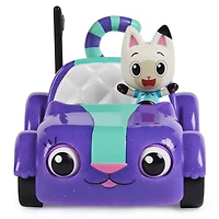 Gabby et la maison magique – Petite voiture Carlita avec figurine Pandy Paws à collectionner et 2 accessoires