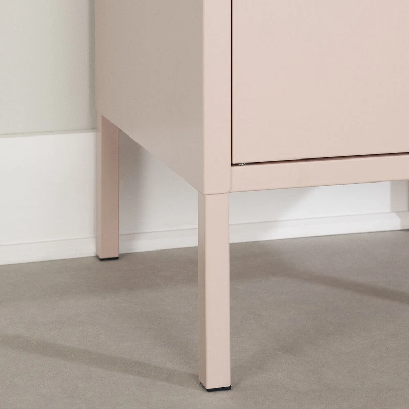 Dylane Table de chevet Rose pâle