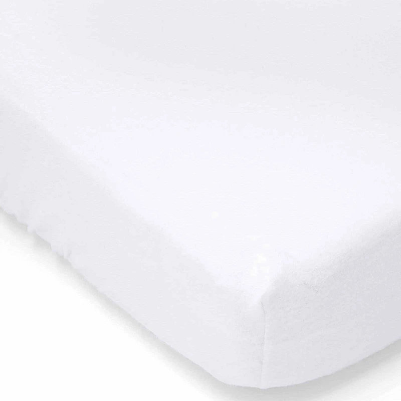 Necessities By Tendertyme White Flannel Crib Sheet
