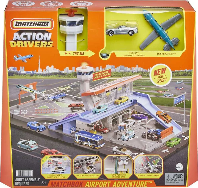 Matchbox Action Drivers Aventure à l'aéroport