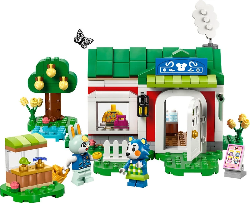 LEGO Animal Crossing Able Sisters Clothing Shop Building Toy - Animal Crossing Figures & Playset - 77055
