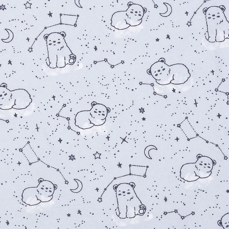 Ensemble De Literie De Berceau 4 Pièces Ourson Sommeillant