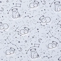 Ensemble De Literie De Berceau 4 Pièces Ourson Sommeillant