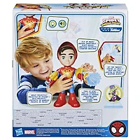 Marvel Spidey and His Amazing Friends Electronic Suit Up Spidey, 10-Inch Action Figure, Preschool Toys for Kids Ages 3 and Up