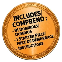 Jeux classiques - Domino double 12 - Boîte de rangement - Édition anglaise