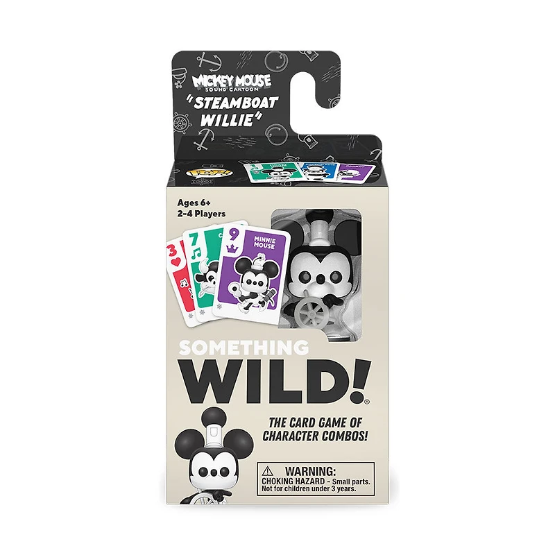 Funko Games Something Wild! Steamboat Willie jeu de cartes - Édition anglaise