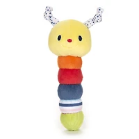Baby GUND, Hochet en peluche chenille Tinkle Crinkle pour stimulation sensorielle, 14 cm
