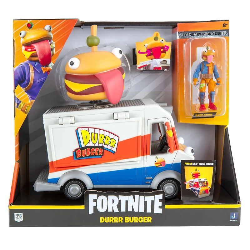 Véhicule Fortnite -Durrr Burger et Boss Burger (Beef Boss)