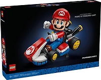 LEGO Super Mario: Mario Kart - Mario & Standard Kart Room Decor & 3D Puzzle for Adults - 72037