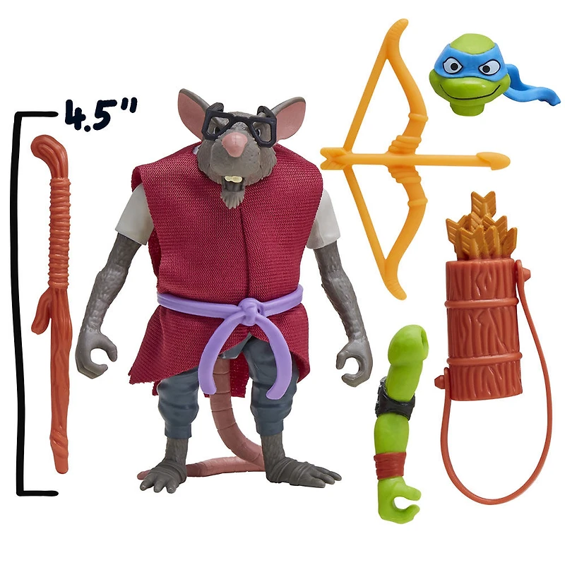 Tales of Teenage Mutant Ninja Turtles: Mutations Mix and Match Splinter Basic Action Figure Assortment