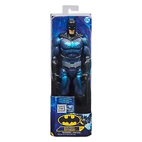Batman, Figurine articulée Bat-Tech Batman de 30,5 cm (costume noir/bleu