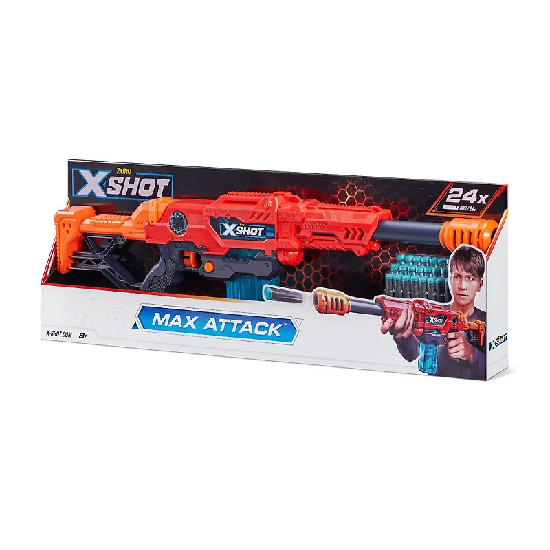 X-Shot Excel Max Attack Blaster (24 Darts)