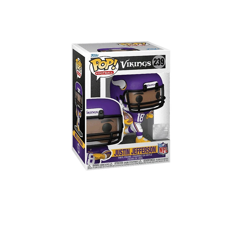 Funko Pop! NFL: Minnesota Vikings - Justin Jefferson Figurine En Vinyle