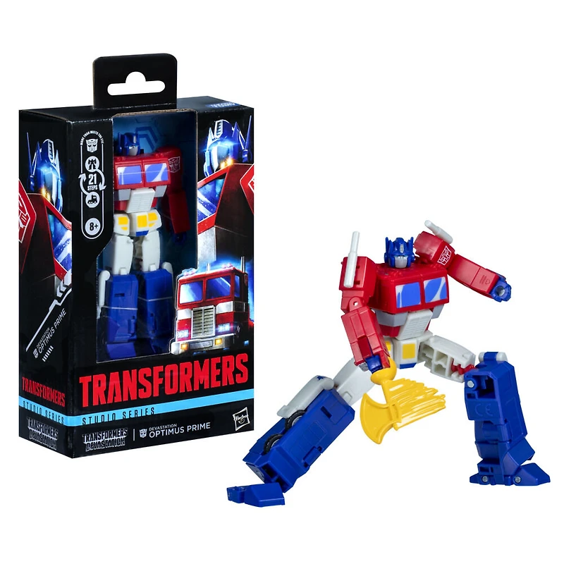 Transformers Generations Studio Series, figurine Optimus Prime classe Deluxe, Transformers: Devastation