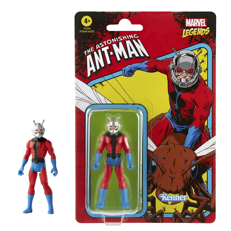 Marvel Legends Series Retro 375, figurine de collection Ant-Man de 9,5 cm