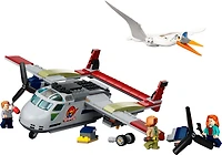 LEGO Jurassic World L'embuscade en avion du Quetzalcoatlus 76947 Ensemble de construction (293 pièces).