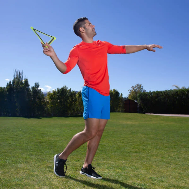 Aerobie Orbiter Boomerang - Jouet d'extérieur qui revient tout seul - Bleu
