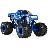 Monster Jam, Monster truck Blue Thunder officiel, véhicule en métal moulé à collectionner