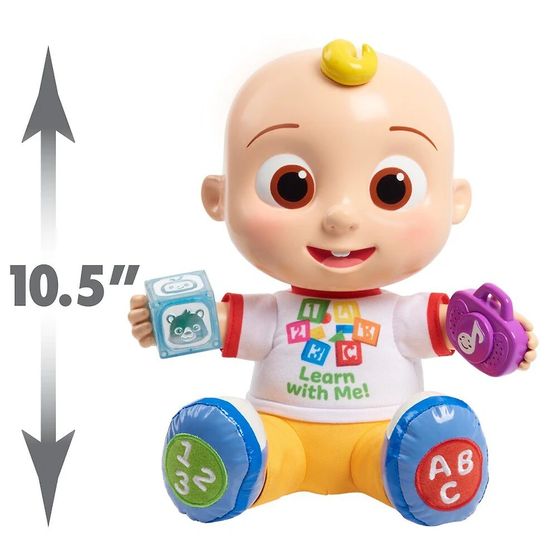 CoComelon Interactive Learning JJ Doll with Lights, Sounds, and Music