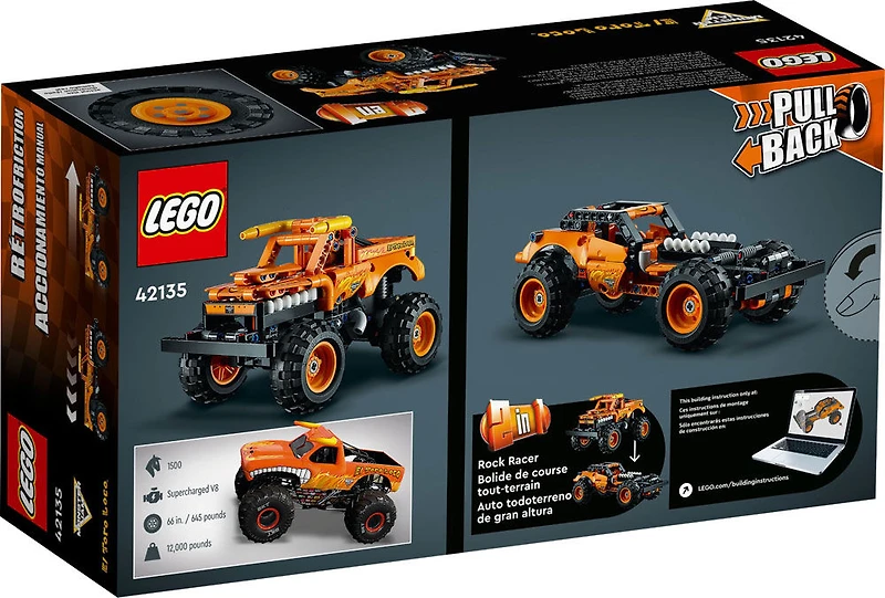 LEGO Technic Monster Jam El Toro Loco 42135 Ensemble de construction (247 pièces)