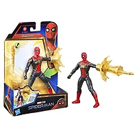 Marvel Spider-Man, figurine Deluxe Spider-Man Toile tornade inspirée du film