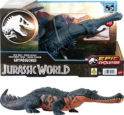 Jurassic World-Gryposuchus Rugissement Féroce-Figurine articulée