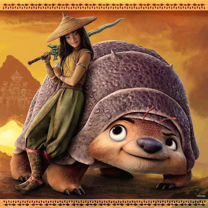 Disney's Raya and the Last Dragon puzzle 3 x 49pc