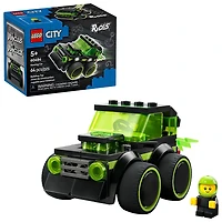 LEGO City Véhicules - La voiture de course de jeux vidéo - Ensemble de modèle de voiture - Jouet de course avec figurine de pilote - 60484