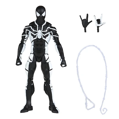 Marvel Legends Series Spider-Man, figurine Spider-Man : Future Foundation (armure) de 15 cm, inclut 4 accessoires