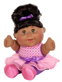 Poupée Bout d'chou bambin de luxe - babille et chante, mode rose, Afro-Américaine