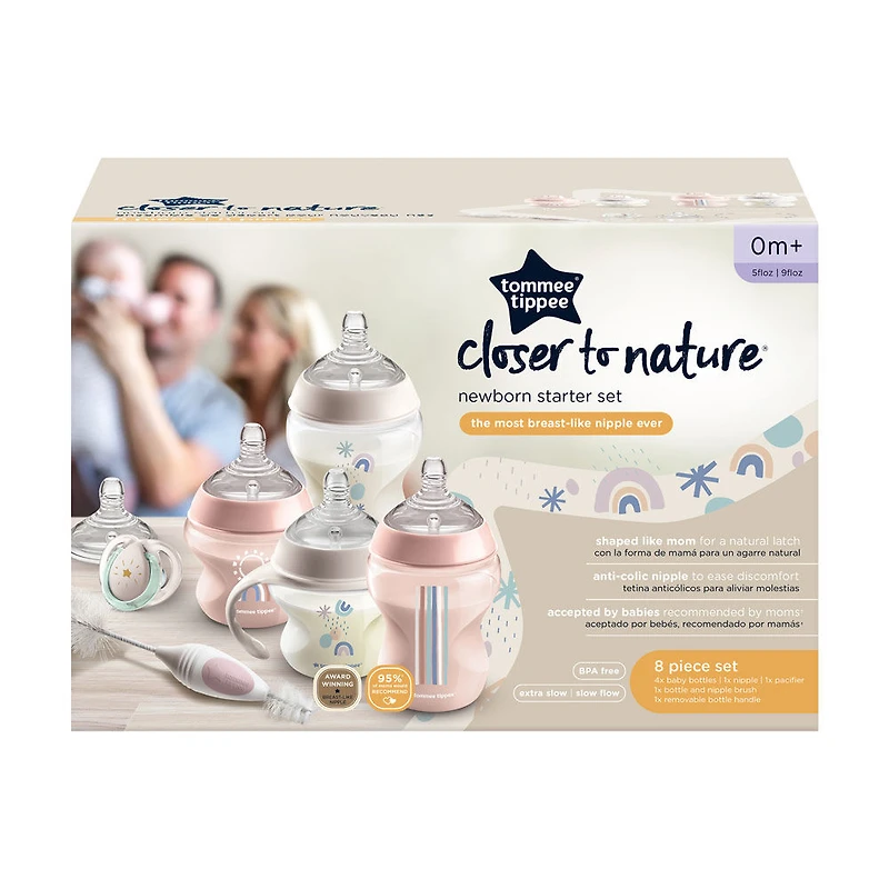 Tommee Tippee Closer to Nature Baby Bottle Newborn Essential Set