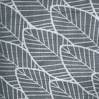 Perlimpinpin-Sac de nuit en mousseline 1.5 TOG-Feuilles charcoal-0-6m