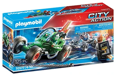 Playmobil - Karts de policier et bandit