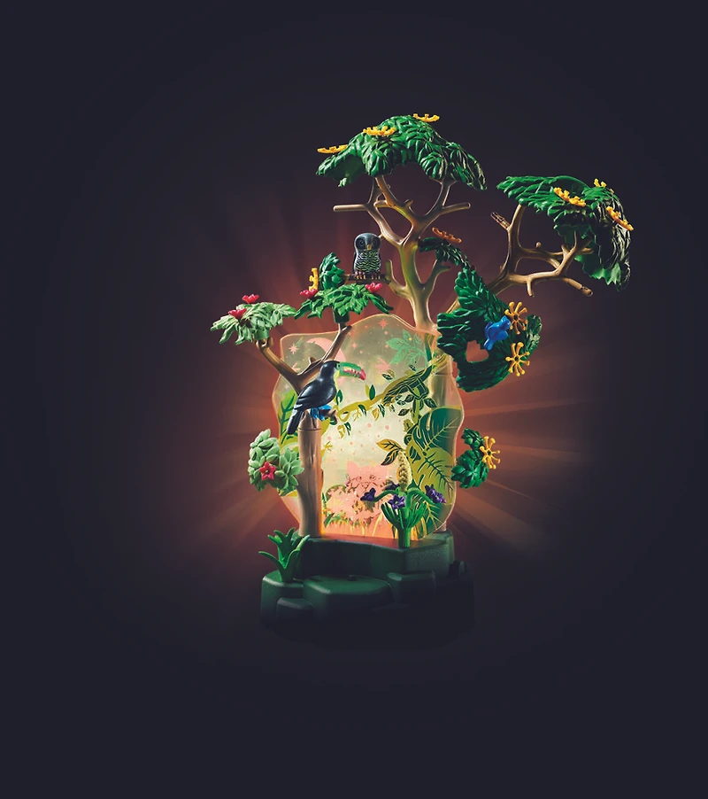 Playmobil - Kapokier avec effets sonores de la forêt tropicale