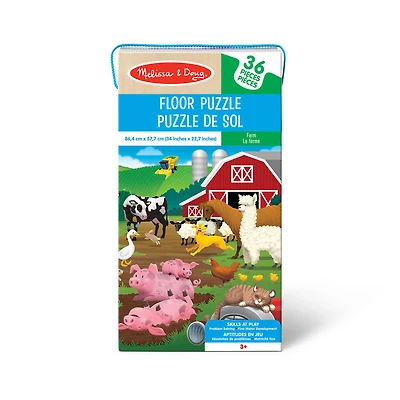 Melissa and Doug Floor Puzzle Assortment-Farm